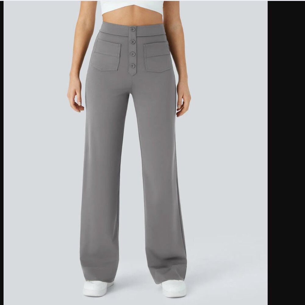 Halara L Tall High Waisted Button Multiple Pocket… - image 1